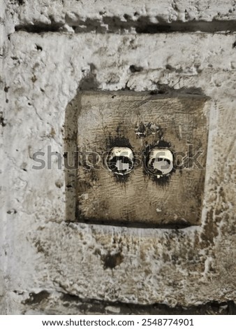 Poorly maintained light switch contacts