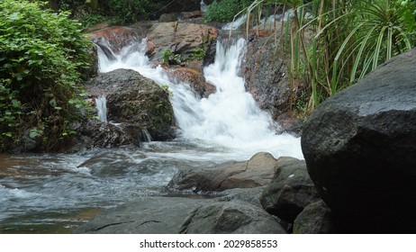 Poovathar Kundu Waterfalls Tholambra Kannur Natural Stock Photo ...