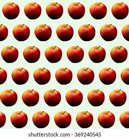 Pop art apple