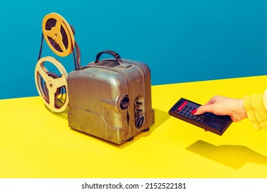 Pop Art Photography Colorful Image Retro Stock Photo 2152522181