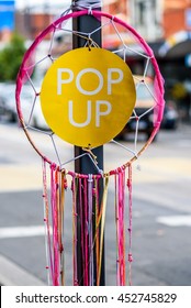 Pop Up Spirit Catcher Sign On Post