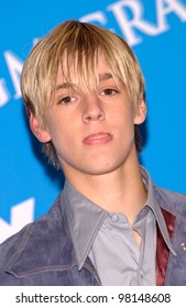 Pop Star AARON CARTER At The Billboard Music Awards At The MGM Grand, Las Vegas. 04DEC2001.  Paul Smith/Featureflash