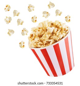 Popcorn Blast side view on white isolated  - Shutterstock ID 733354531