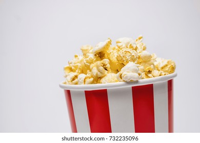 popcorn in a box with copy space - Powered by Shutterstock