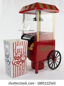 Popcorn Cart With  Popcorn Box