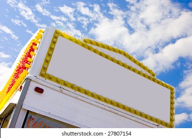 Popcorn Concession Stand At Street Festival.