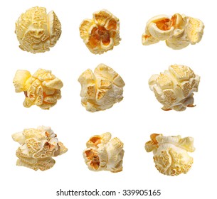 Popcorn  Isolated On White Background.