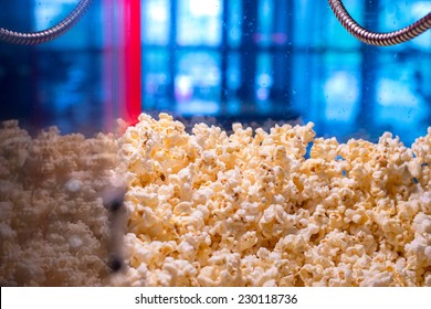 Popcorn In Popcorn Machine