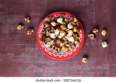 Popcorn Mix On Plate