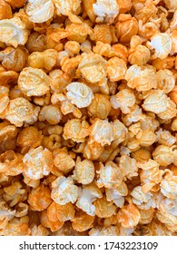 Popcorn With Paprika Flavour Background