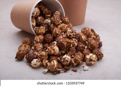 Popcorn Rest Cinema Caramel Chocolate Cup Natural Corn