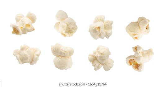 Popcorn Set Isolated On White