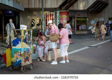 Popcorn Stand In Banja Luka, July 2022