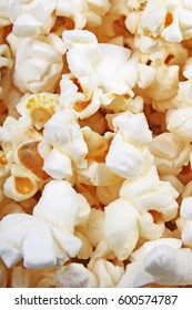 Popcorn texture. Popcorn snacks as background.

