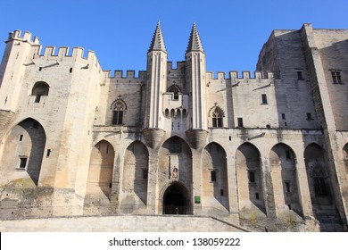 Popes' Palace of Avignon, unesco world heritage in Southern France