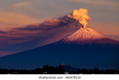 The Popocatepetl In The Morning