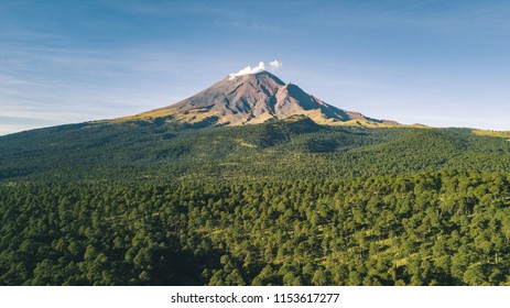 Popocatepetl Volcano In Mexico