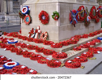 Poppies At Cenotaph London.