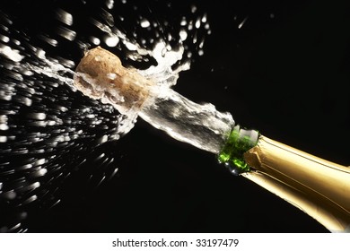 Popping Champagne Cork