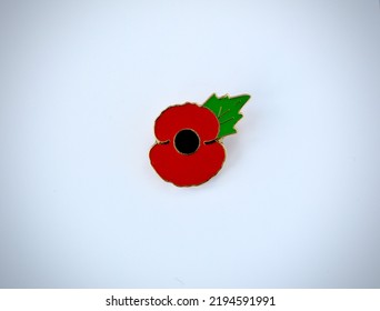 Poppy Red Flower Pin Badge For Remembrance Day 2022 Remembering The Fallen Military Personnel