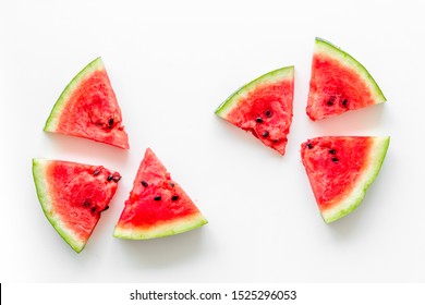 Popsicle Fresh Watermelon On White Background Stock Photo 1525296053 ...