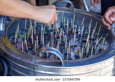 Popsicle Maker Machine Villagers Style In Thailand