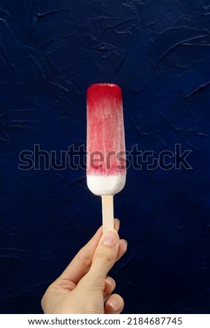 Similar – Foto Bild Erdbeer-Popsicle