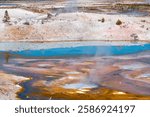 The porcelain basin at Norris Geyser Basin, Yellowstone National