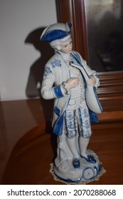 Porcelain Figurine Depicting A Lute Player