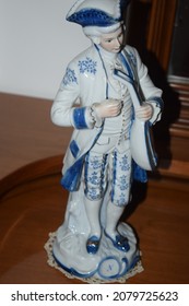 Porcelain Figurine Depicting A Lute Player