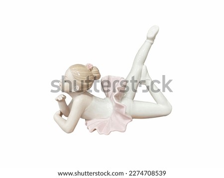 
Porcelain figurine of a young ballerina