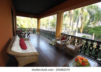 Porch With Lounge In Farm House, Brazil