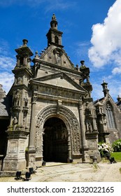 The Porch Of The Saint-Miliau Church In The Parish Enclosure Of Guimiliau