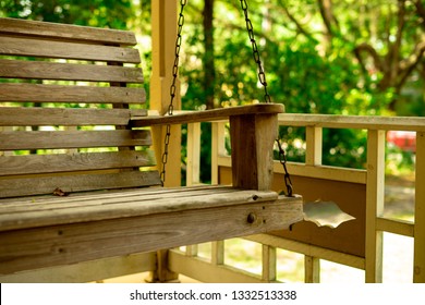 Porch Swing In The Summer