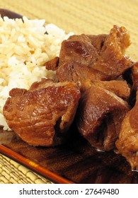 Pork Adobo With Rice