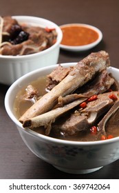 pork chops in Chinese medicine soup ,taiwan