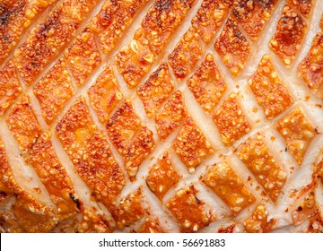 Pork Crackling on a hogroast