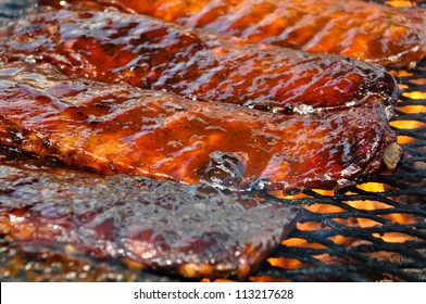 Pork Ribs On The Grill