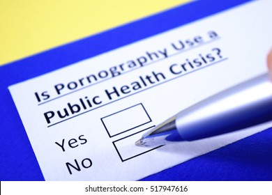 Is Pornography Use A Public Health Crisis?No