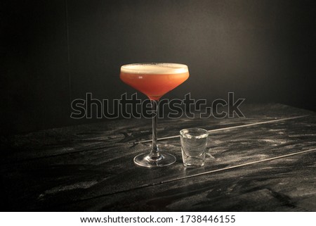 Pornstar Martini in a Professional Backdrop