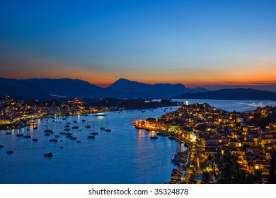 Poros At Night, Greece