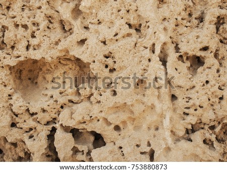 porous surface ancient wall stock photo edit now 753880873