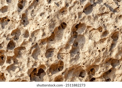 porous texture of beach stone close-up, background - Powered by Shutterstock