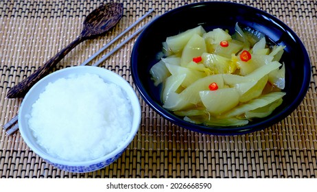 Porridge Congee Pickled Lettuce Chinese Traditional Stock Photo 2026668590 Shutterstock