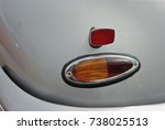 Porsche 356. Tail light detail
