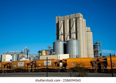 Port Adelaide, Australia - May 23, 2022: Cargill Provides Food, Agriculture Financial And Industrial Products And Services To The World