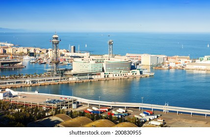 Port Barcelona Montjuic Spain Stock Photo 200830955 | Shutterstock