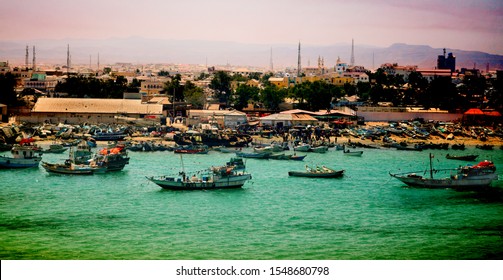 Port Of Bossaso Somalia And A Fish Market