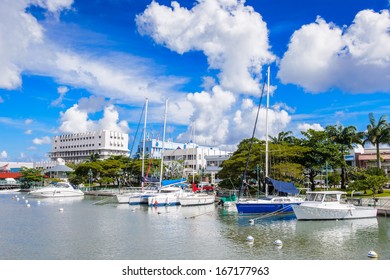 Port Of Bridgetown In Barbados