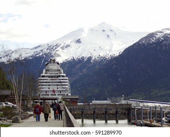 Port Of Call At Skagway, Alaska Inside Passage Cruise, Klondike Gold Rush National Historical Park, United States